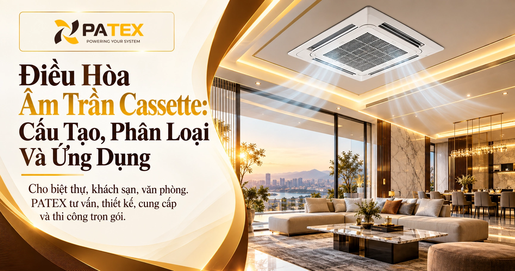 Điều Hòa Âm Trần Cassette Cấu Tạo, Phân Loại Và Ứng Dụng dd