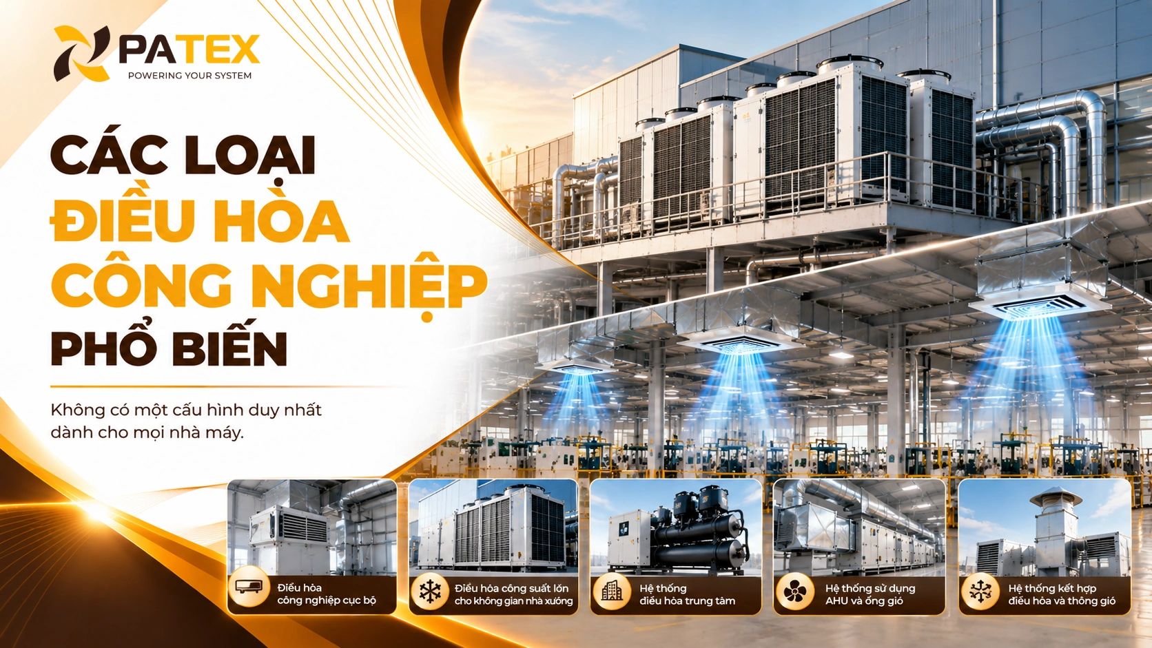 Các Loại Điều Hòa Công Nghiệp Phổ Biến