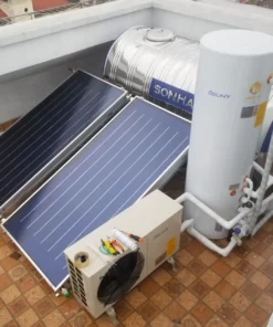 Máy bơm nhiệt nước nóng kết hợp năng lượng mặt trời ASUNY 500 lít