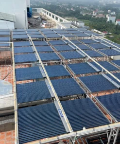 Máy bơm nhiệt nước nóng năng lượng mặt trời thương mại ASUNY – Hệ thống 1.000–50.000 lít