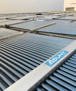 Máy bơm nhiệt nước nóng năng lượng mặt trời thương mại ASUNY – Hệ thống 1.000–50.000 lít