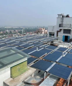 Máy bơm nhiệt nước nóng năng lượng mặt trời thương mại ASUNY – Hệ thống 1.000–50.000 lít