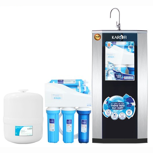 Máy lọc nước RO Karofi IRO 2.0 - 9 cấp K9iq-2A có tủ IQ cao cấp