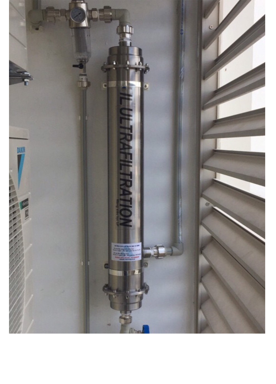 Hệ thống lọc tổng căn hộ Inox van cơ - PA12