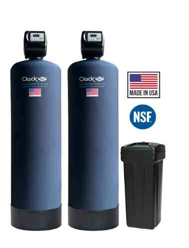 Bộ lọc nước tổng cao cấp ClACK-CWS02C dành cho biệt thự nhập khẩu USA (2 cấp lọc)